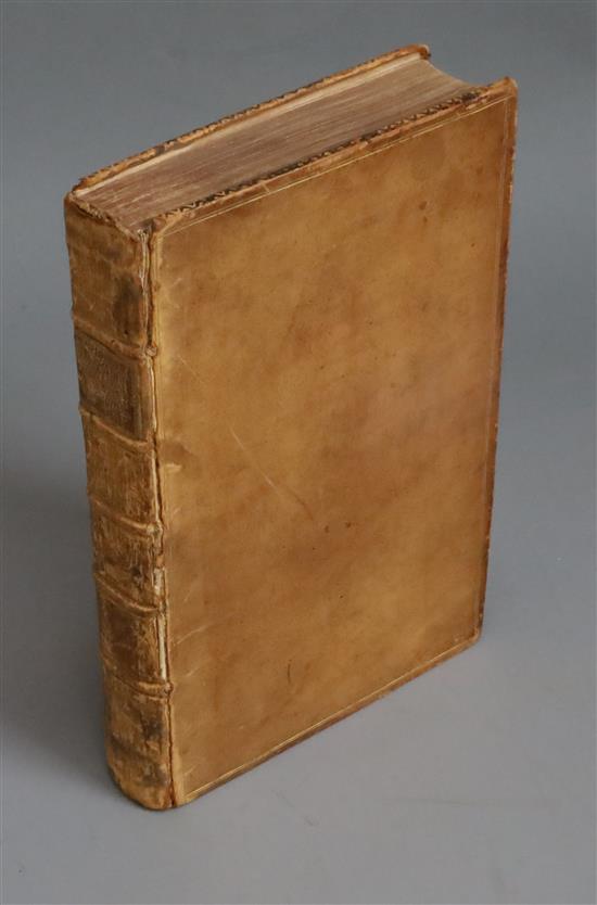 Burr, Thomas Benge - The History of Tunbridge Wells, 8vo, calf, writing to front fly leaf, London 1746